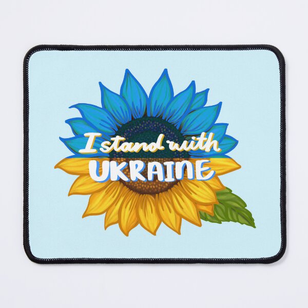 Item preview, "I stand with Ukraine" Sunflower designed and sold by stubiedoodles.