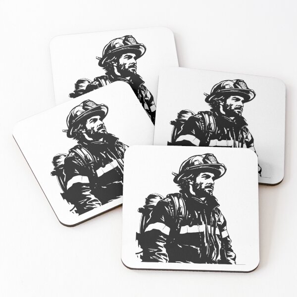 Item preview, Firefighter Fireman Rescue Crew Emergency Responder Hero designed and sold by inkoutninja.