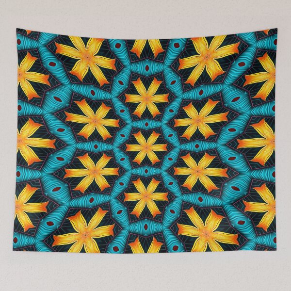 Item preview, Cute Abstract Flowers Pattern designed and sold by Patternflower.