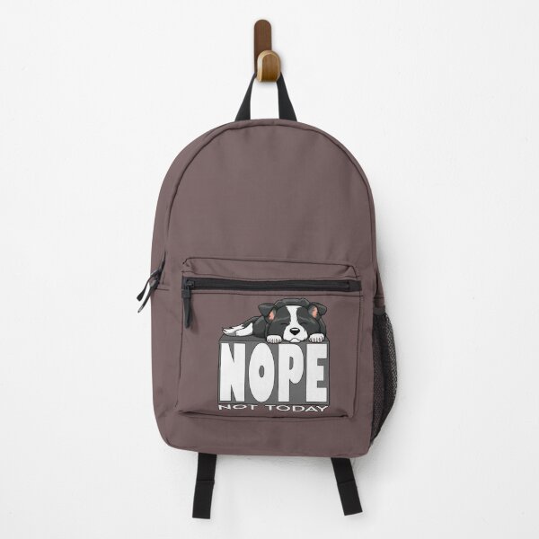 Item preview, Nope Not Today Sleeping Border Collie Design designed and sold by Jaudaux Designs.