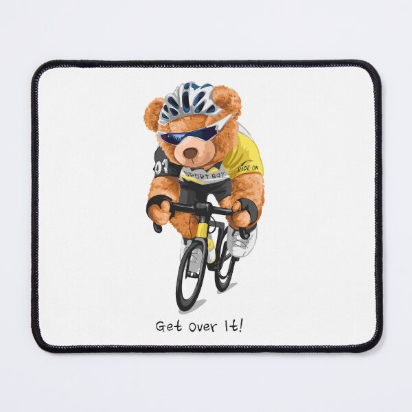 Item preview, Let's roll! Sporty cycling teddy bear design for unstoppable champions designed and sold by Polarisofficial.