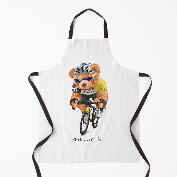 Item preview, Let's roll! Sporty cycling teddy bear design for unstoppable champions designed and sold by Polarisofficial.