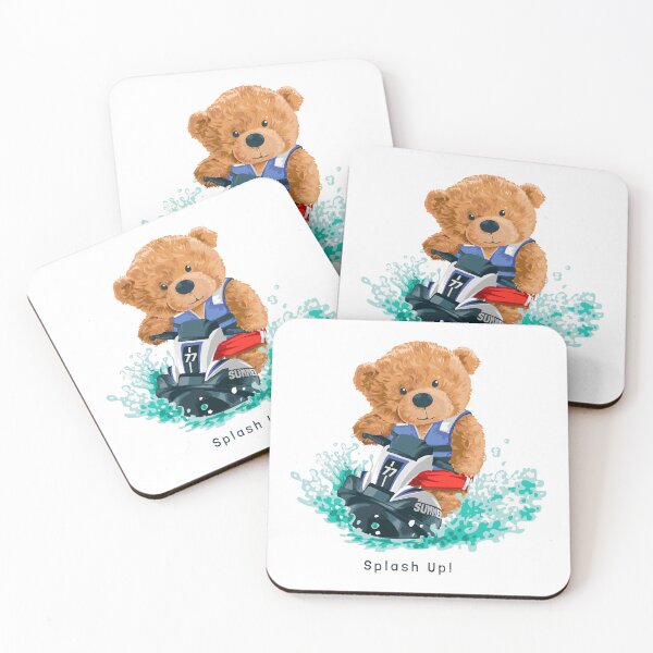 Item preview, Splash around! Summery teddy bear on jet ski design for free spirits designed and sold by Polarisofficial.