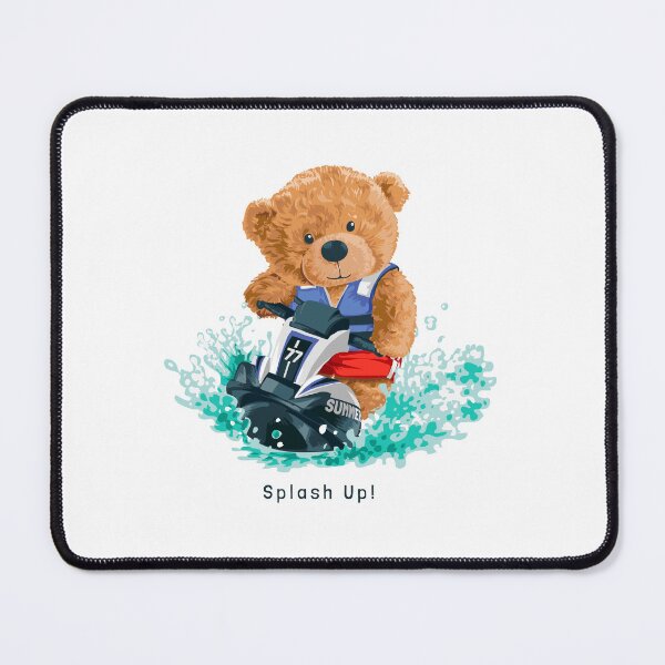 Item preview, Splash around! Summery teddy bear on jet ski design for free spirits designed and sold by Polarisofficial.