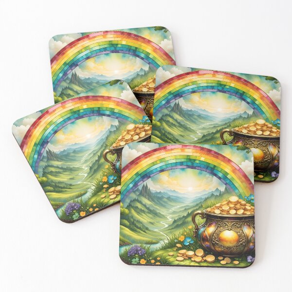 Item preview, Luck of Ireland: Rainbow Pot o' Gold designed and sold by ACuriousshoppe.