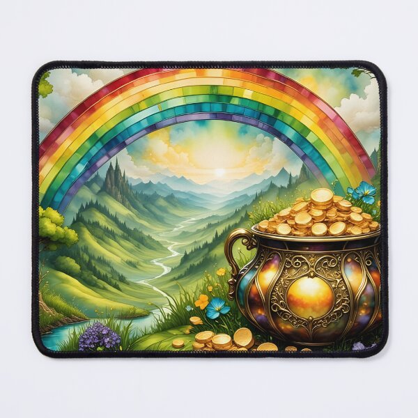 Item preview, Luck of Ireland: Rainbow Pot o' Gold designed and sold by ACuriousshoppe.