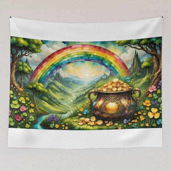 Item preview, Luck of Ireland: Rainbow Pot o' Gold designed and sold by ACuriousshoppe.