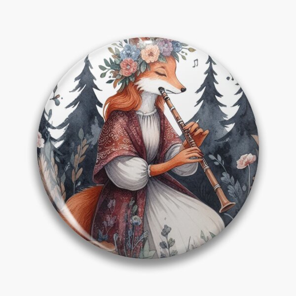 Item preview, Folk Music Fox designed and sold by erkinmaddison.