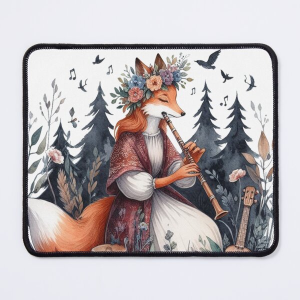 Item preview, Folk Music Fox designed and sold by erkinmaddison.