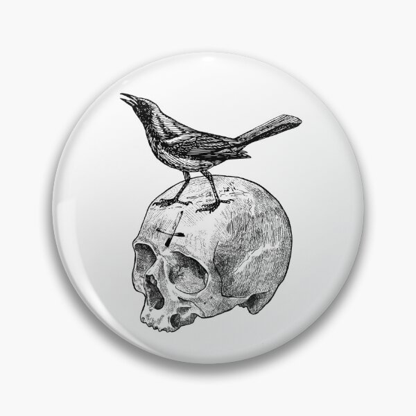 Item preview, Grackle Skull designed and sold by HubCitySatan.