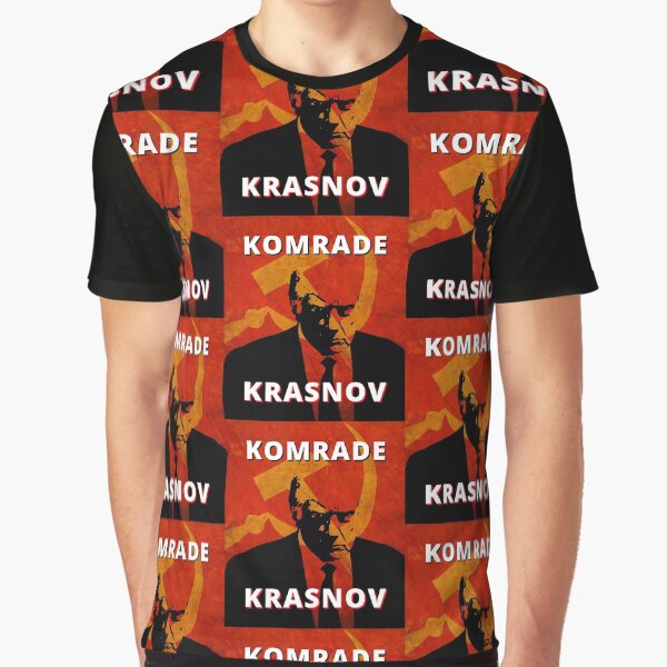 Vista previa del artículo con la obra «Camarada Krasnov», diseñado y vendido por DazArtDesigns.
