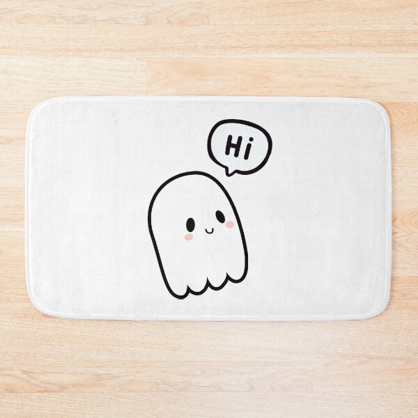 Item preview, Cute Ghost Saying Hi, In Speech Bubble, Hello designed and sold by AASparksDesigns.