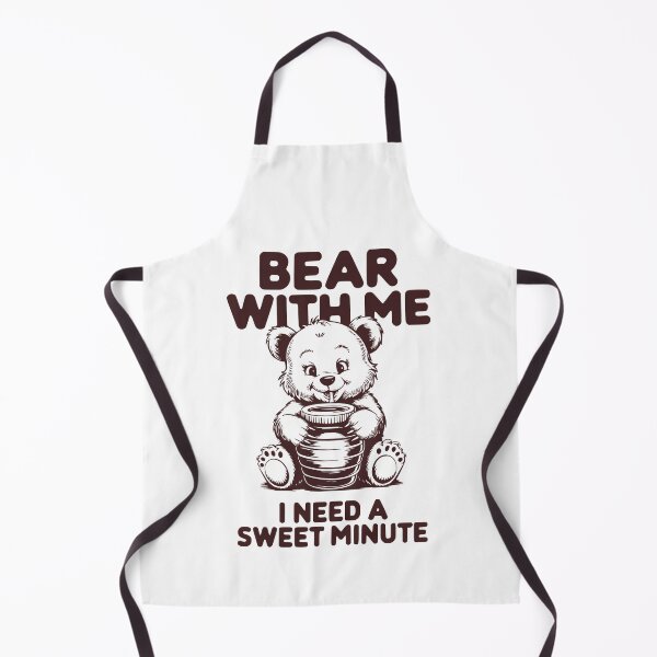 Item preview, Cute Bear With Honey – Funny Pun designed and sold by Taans-Creation.