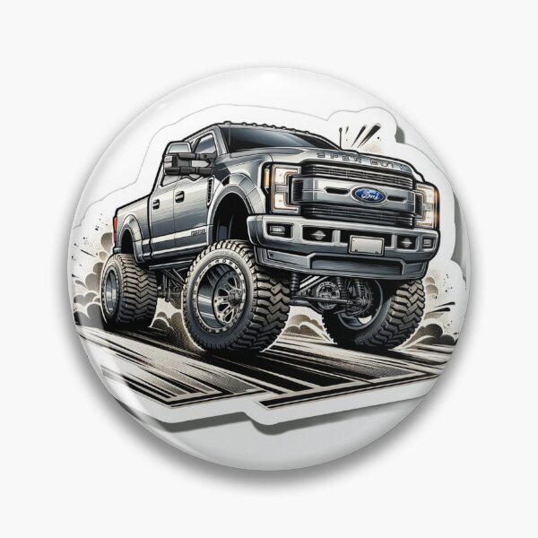 Item preview, Lifted Ford Super Duty Off-Road Illustration designed and sold by IronCladArms.