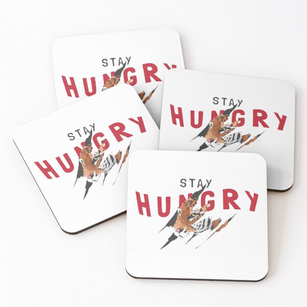 Item preview, Stay Hungry: Motivational tiger design for indomitable spirits designed and sold by Polarisofficial.