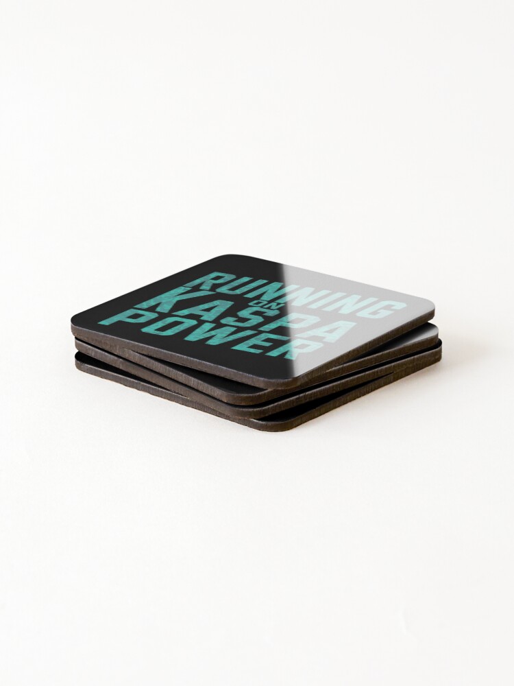 Thumbnail 4 of 5, Coasters (Set of 4), Kaspa Rising designed and sold by RadDeck.
