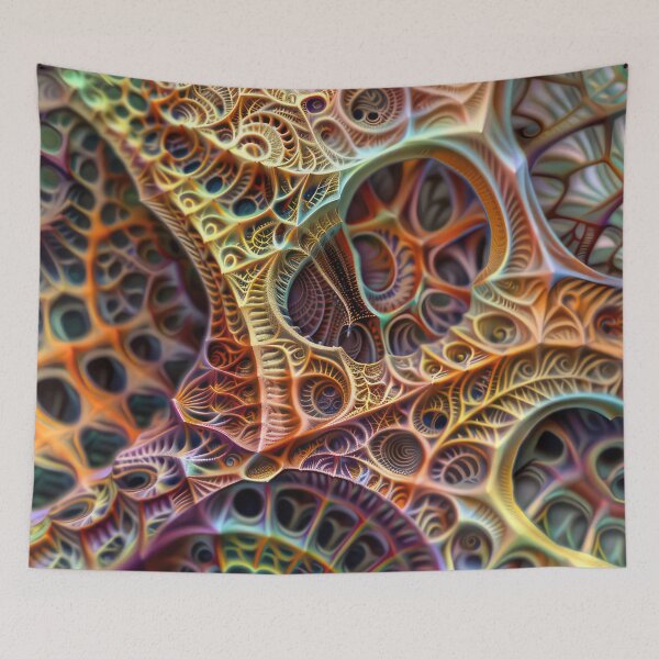 Item preview, Fractal Tunnels of Infinity designed and sold by NeoNebulaArt.