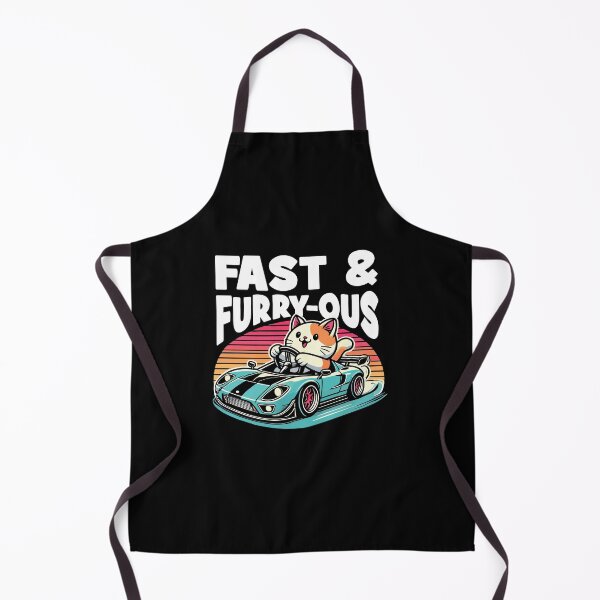 Item preview, Fast & Furry-ous – Cute Funny Car Racing Cat designed and sold by chantastical.