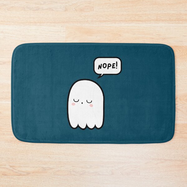 Item preview, Cute Ghost Saying NOPE! In Speech Bubble designed and sold by AASparksDesigns.