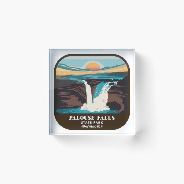 Item preview, Vintage Palouse Falls State Park (Washington State Park) designed and sold by RabbitK.