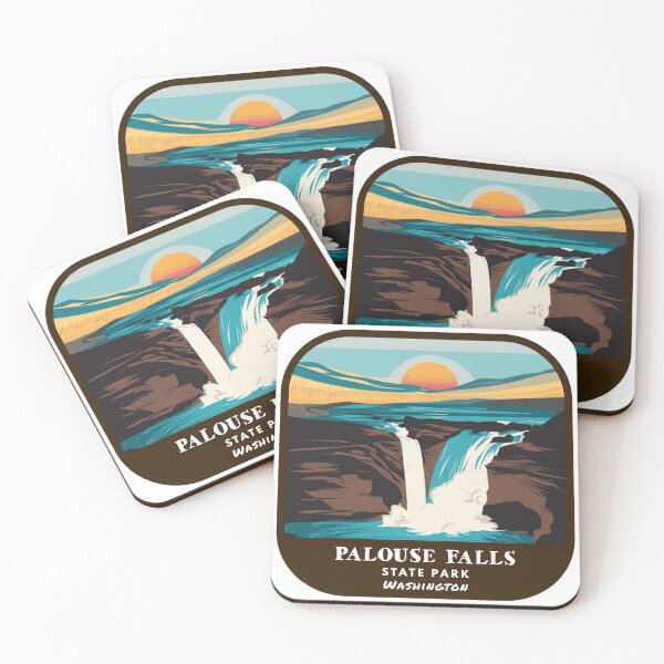 Item preview, Vintage Palouse Falls State Park (Washington State Park) designed and sold by RabbitK.
