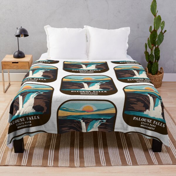 Item preview, Vintage Palouse Falls State Park (Washington State Park) designed and sold by RabbitK.