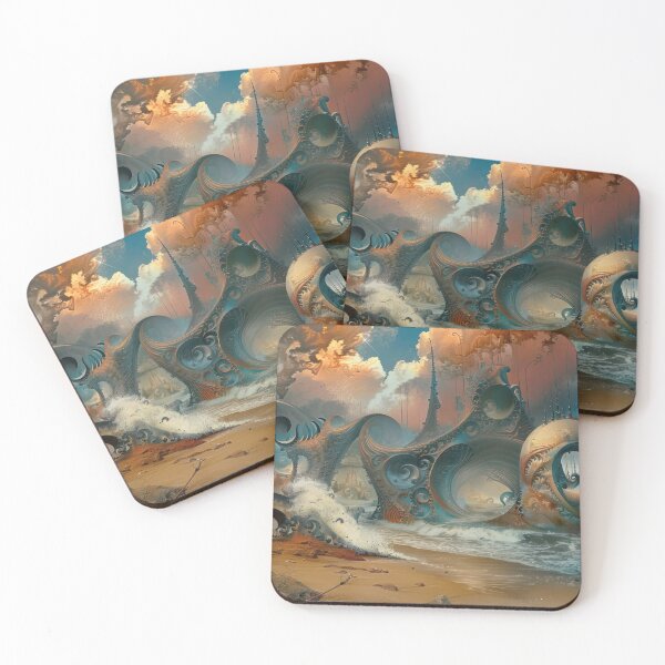 Item preview, Lost Ruins of the Surreal Tide designed and sold by NeoNebulaArt.