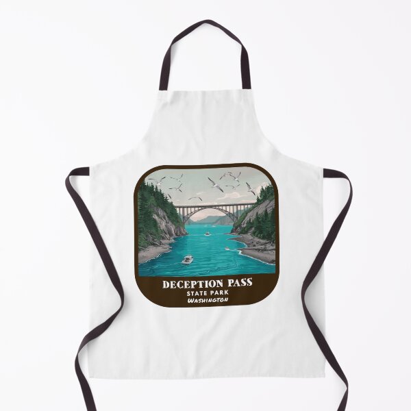 Item preview, Vintage Deception Pass State Park (Washington State Park) designed and sold by RabbitK.