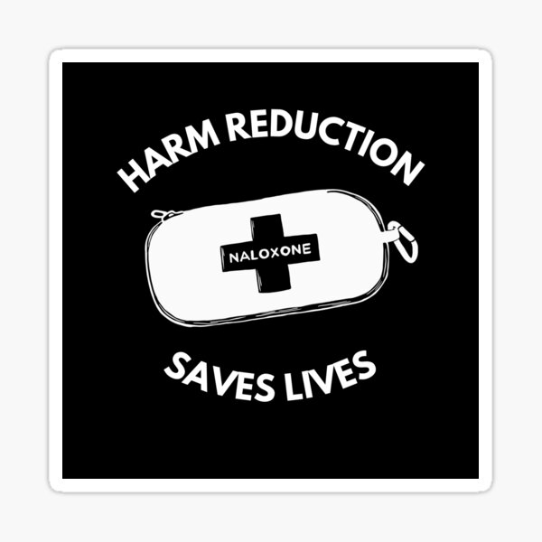 Item preview, Harm Reduction Saves Lives (Black) designed and sold by mish-makes.