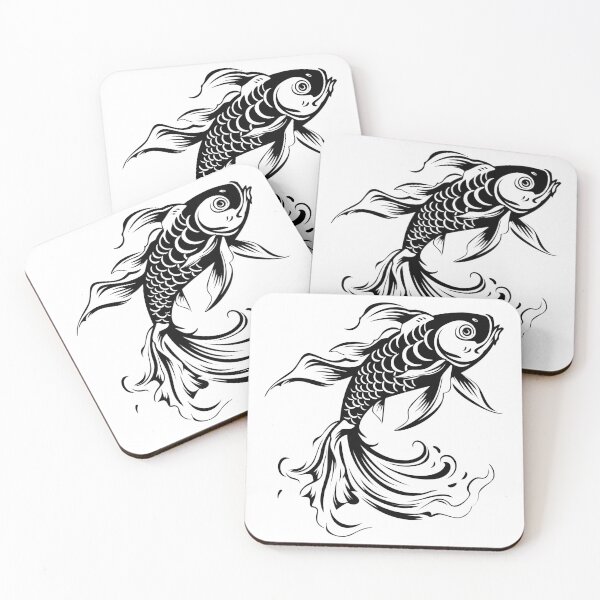 Item preview, Japanese Koi Nishikigoi Ornamental Fish Sanke Showa Carp designed and sold by inkoutninja.