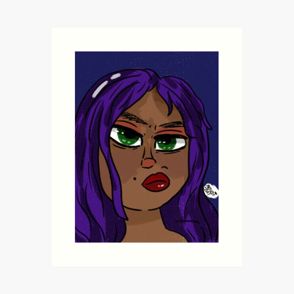 Item preview, Atractive women head shot drawing  designed and sold by Batsspace.