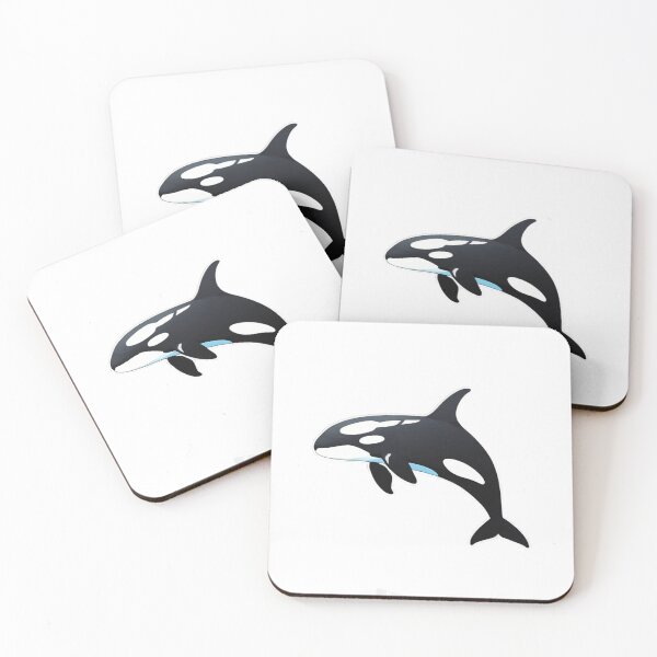 Item preview, Majestic Orca Art – Minimalist & Vibrant Killer Whale Stickers designed and sold by Wildtastic .