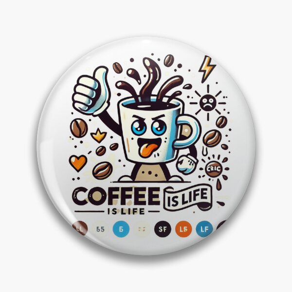 Item preview, Coffee is life designed and sold by Stickermagician.