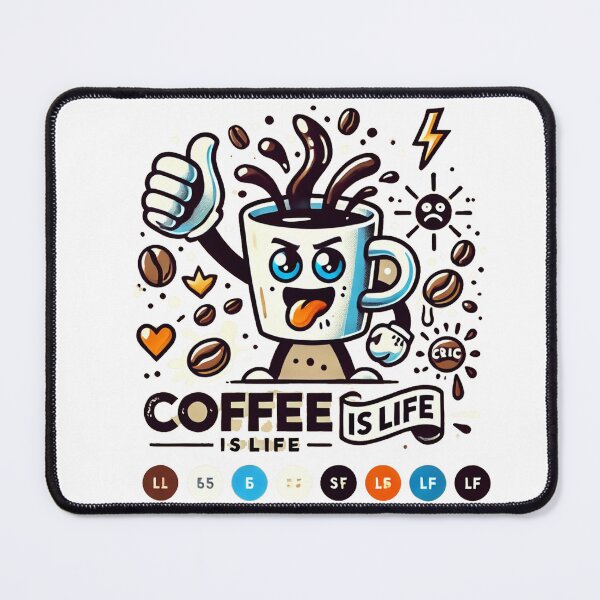 Item preview, Coffee is life designed and sold by Stickermagician.