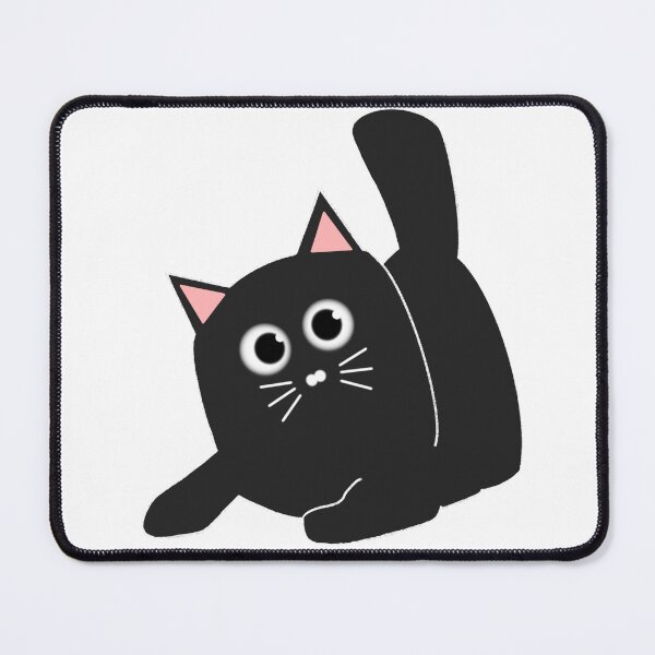 Item preview, The black cat with big round eyes. By wik style designed and sold by wik shop style .