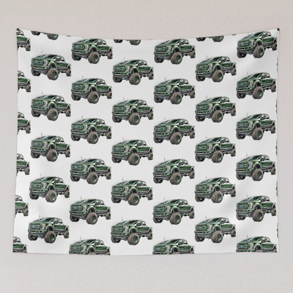 Item preview, Green Lifted Ford Super Duty Off-Road Monster designed and sold by IronCladArms.