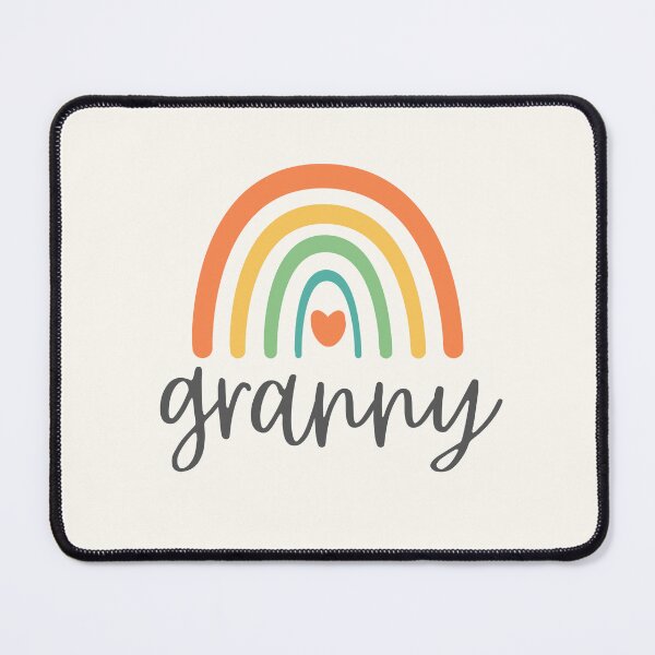 Item preview, Granny - Colorful Cute Rainbow - Heart - Family Reunion designed and sold by patternjp.