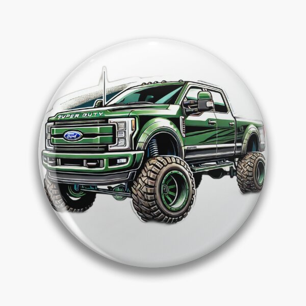 Item preview, Green Lifted Ford Super Duty Off-Road Monster designed and sold by IronCladArms.