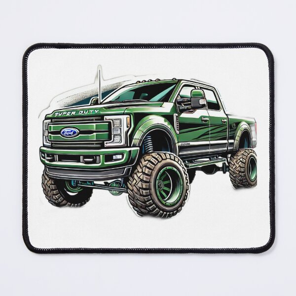 Item preview, Green Lifted Ford Super Duty Off-Road Monster designed and sold by IronCladArms.