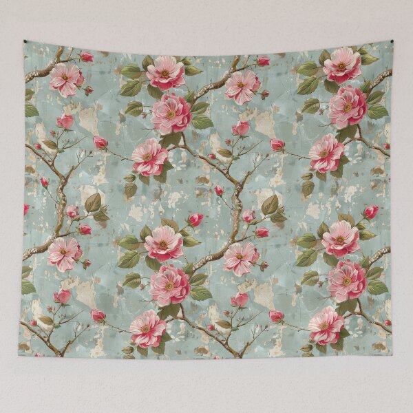 Item preview, Shabby Chic Floral: Vintage-Inspired Elegance Design designed and sold by VIBEARTZDESIGN.
