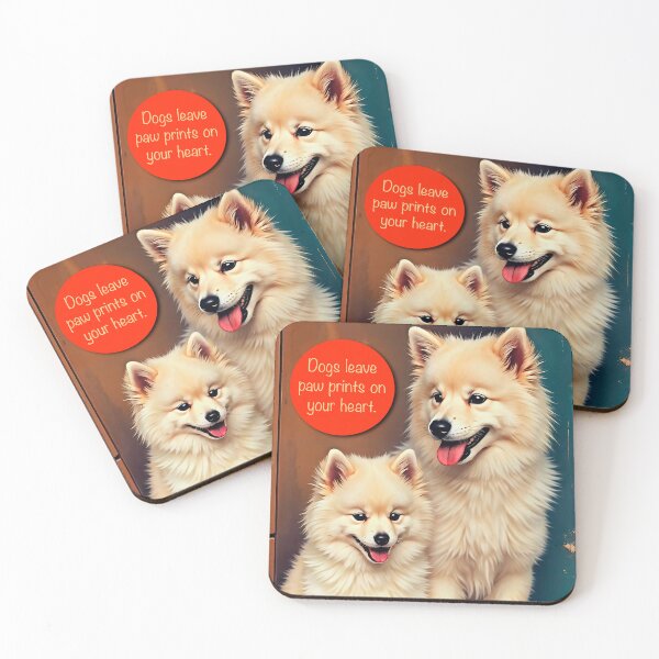 Item preview, Paw Prints - Samoyed Puppies designed and sold by Skull Bongo Consortium.