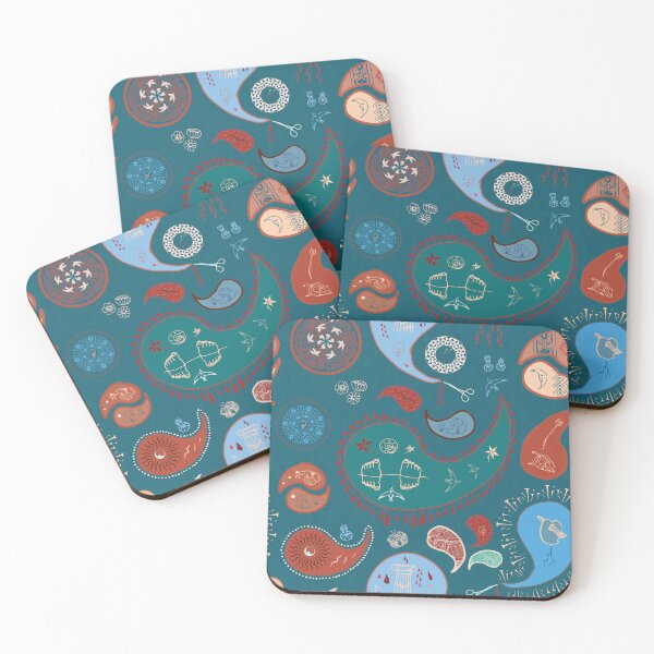 Item preview, Frida K Paisley Pattern designed and sold by Goddessart.