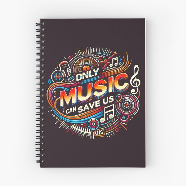 Item preview, Only music can save us, typography designed and sold by maxmaj.