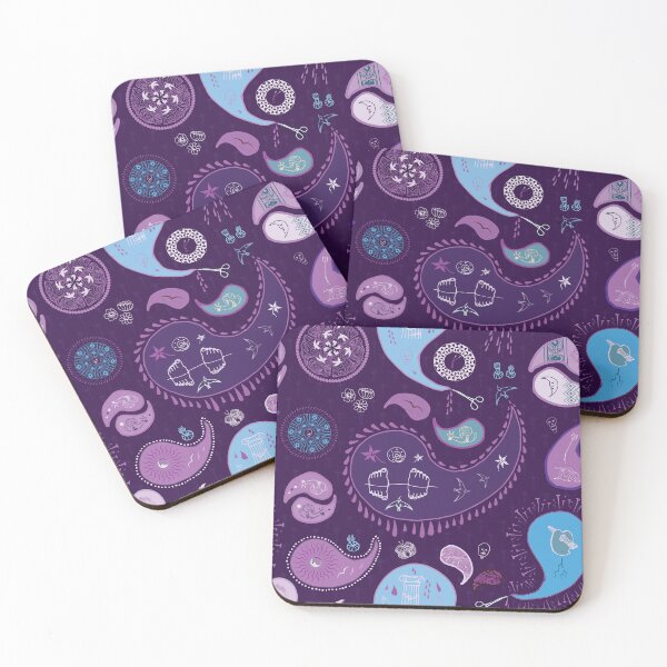 Item preview, Frida K Paisley Pattern Purple designed and sold by Goddessart.
