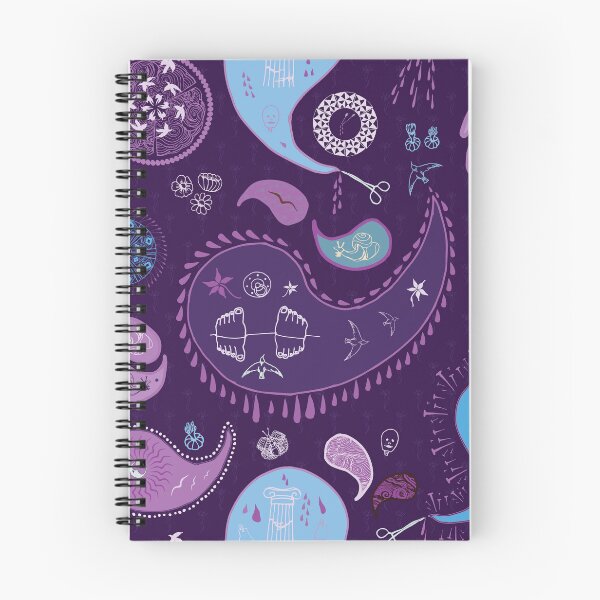 Item preview, Frida K Paisley Pattern Purple designed and sold by Goddessart.