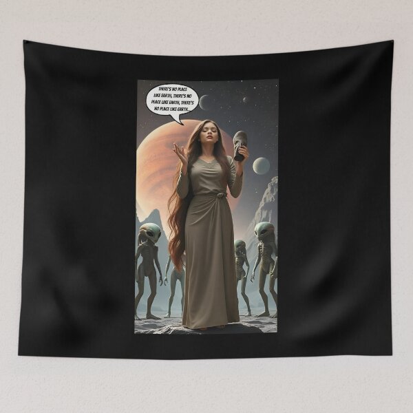 Item preview, I Don't Think We're On Earth Anymore Version 1 designed and sold by LaughGraphics - Fun Graphics, Serious Laughs!.