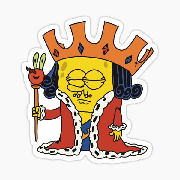 Vista previa del artículo con la obra «El rey cangrejo Bob Esponja», diseñado y vendido por Melissa Porter.