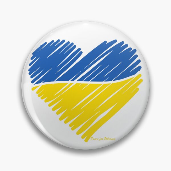 Item preview, Ukraine Peace Heart Flag designed and sold by IBTees.