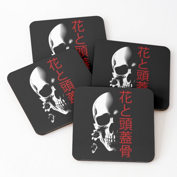 Item preview, A skull with flowers designed and sold by krabbaraban.