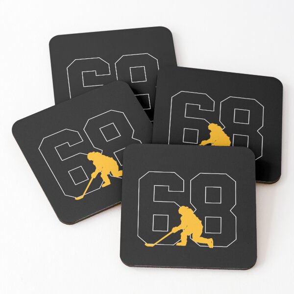 Item preview, Jagr 68 Pittsburgh Hockey Icon designed and sold by Bored Imagination .